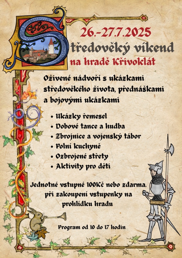 Středověké víkendy na Křivoklátě