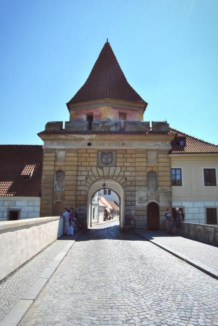 Budějovická brána v Českém Krumlově