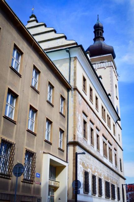 Stará radnice a vyhlídková věž v Mladé Boleslavi