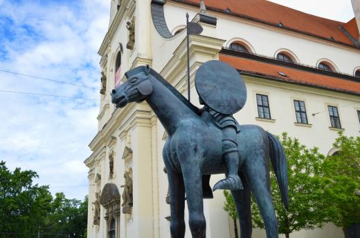 Jezdecká socha Jošta Moravského