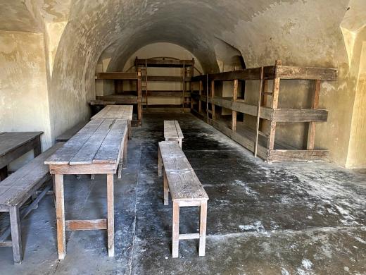 Malá pevnost Terezín - Hromadná cela na IV. nádvoří