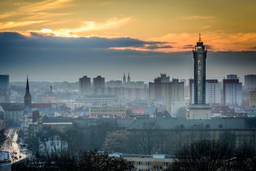 Vyhlídková věž Nové radnice v Ostravě