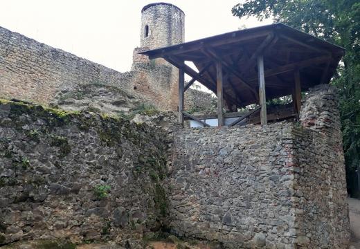 Zřícenina hradu Cimburk u Koryčan