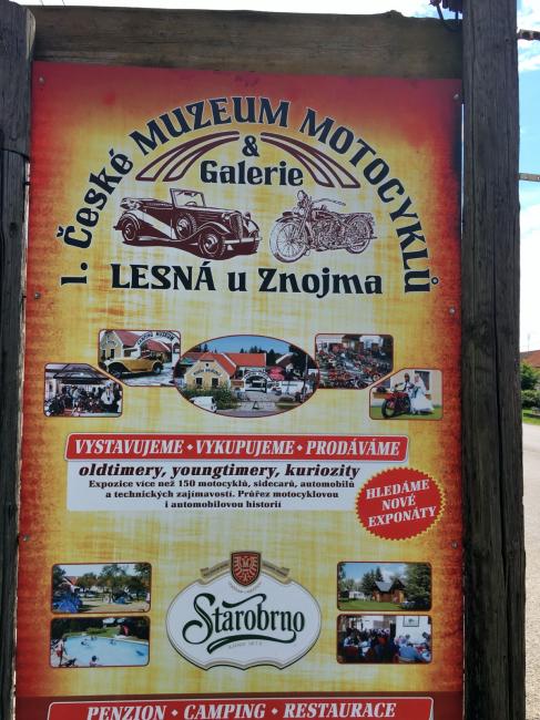 Muzeum motocyklů Lesná u Znojma