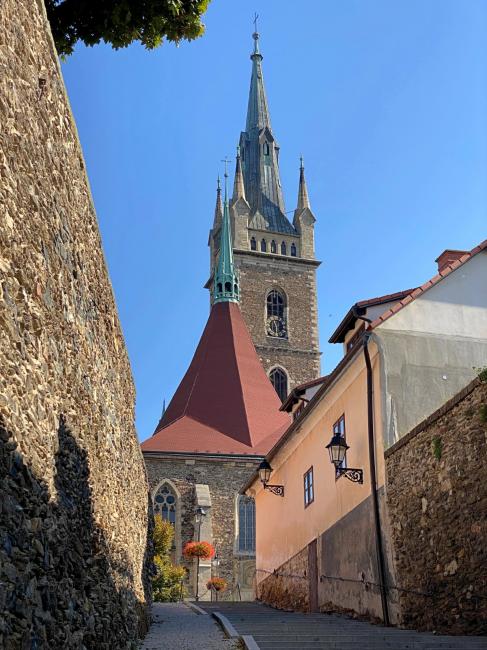 Vyhlídková věž kostela sv. Petra a Pavla v Čáslavi
